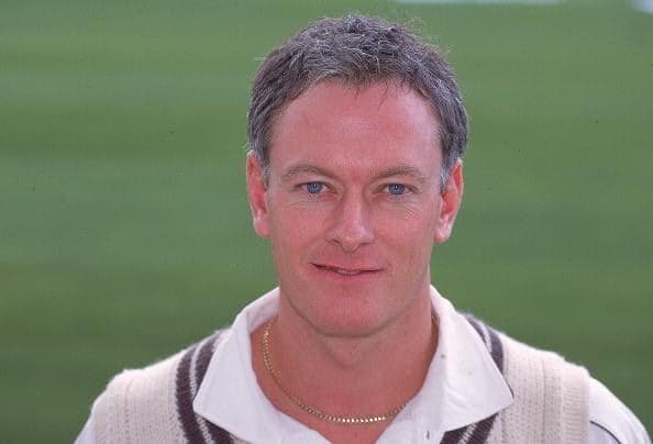 5 Apr 2000:  Portrait of Jason Ratcliffe of Surrey CCC taken at the Oval in London. \ Mandatory Credit: John Gichigi /Allsport