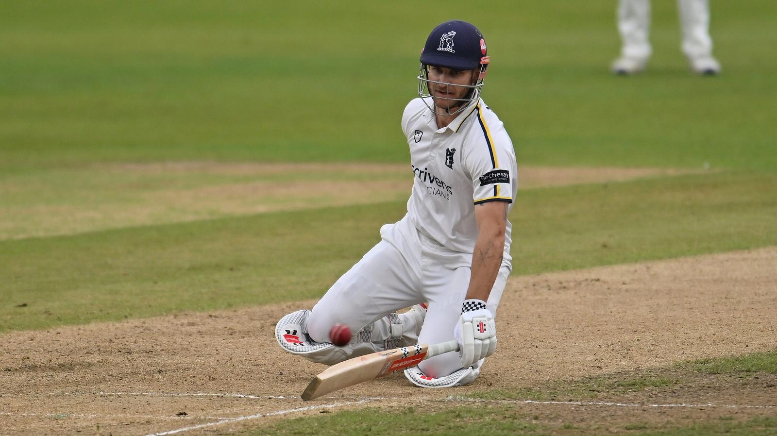Sam Hain  of Warwickshire makes his ground during the Rothesay County Championship One match between Nottinghamshire County Cricket Club and Warwickshire County Cricket Club at Trent Bridge, Nottingham, United Kingdom on 26 September 2025.